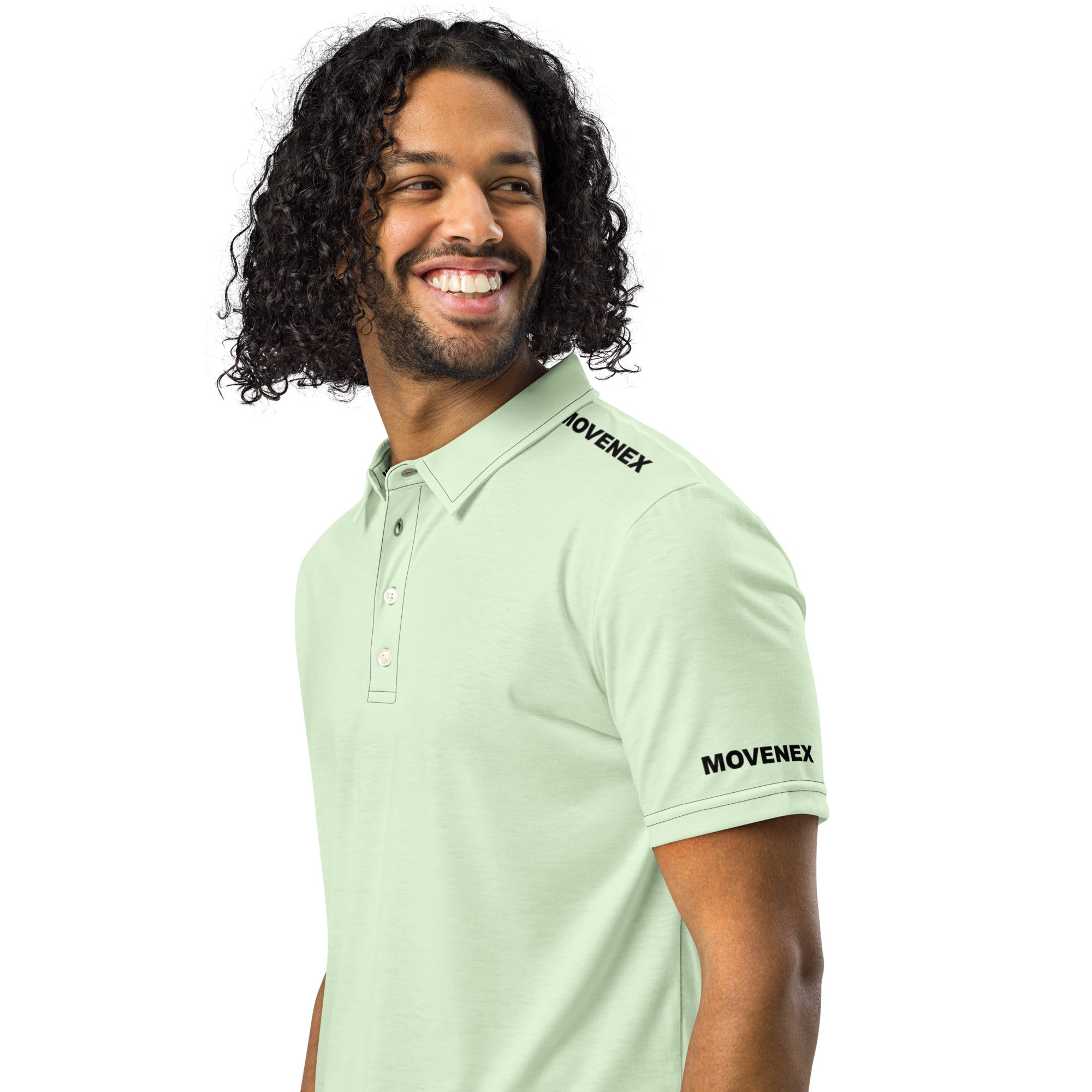 Polo Movenex cintré couleur vert clair - Movenex