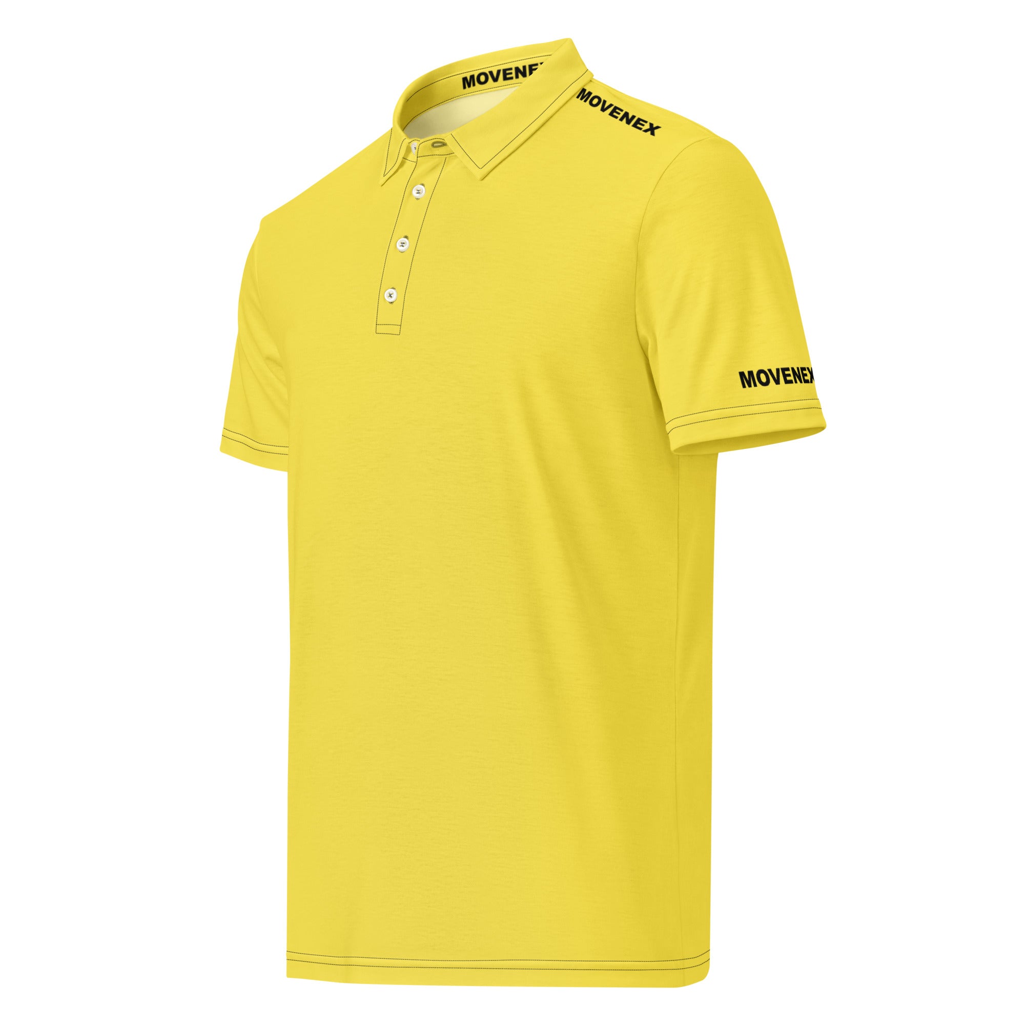 Polo Movenex cintré couleur jaune - Movenex