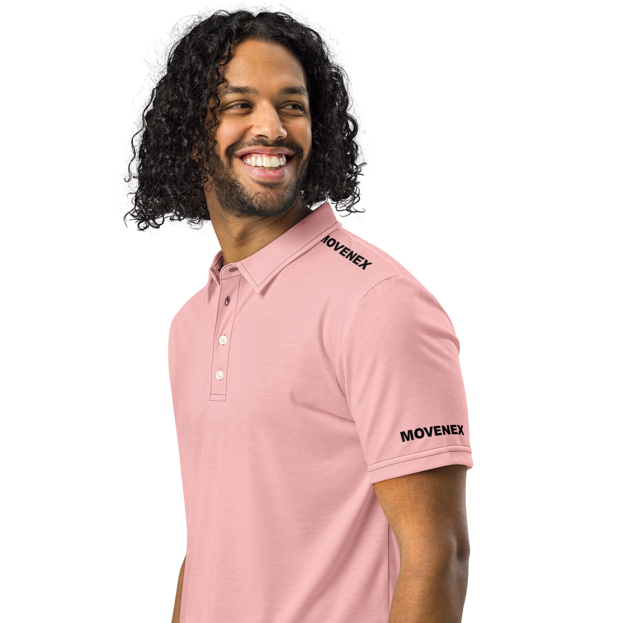 Polo Movenex cintré couleur rose - Movenex