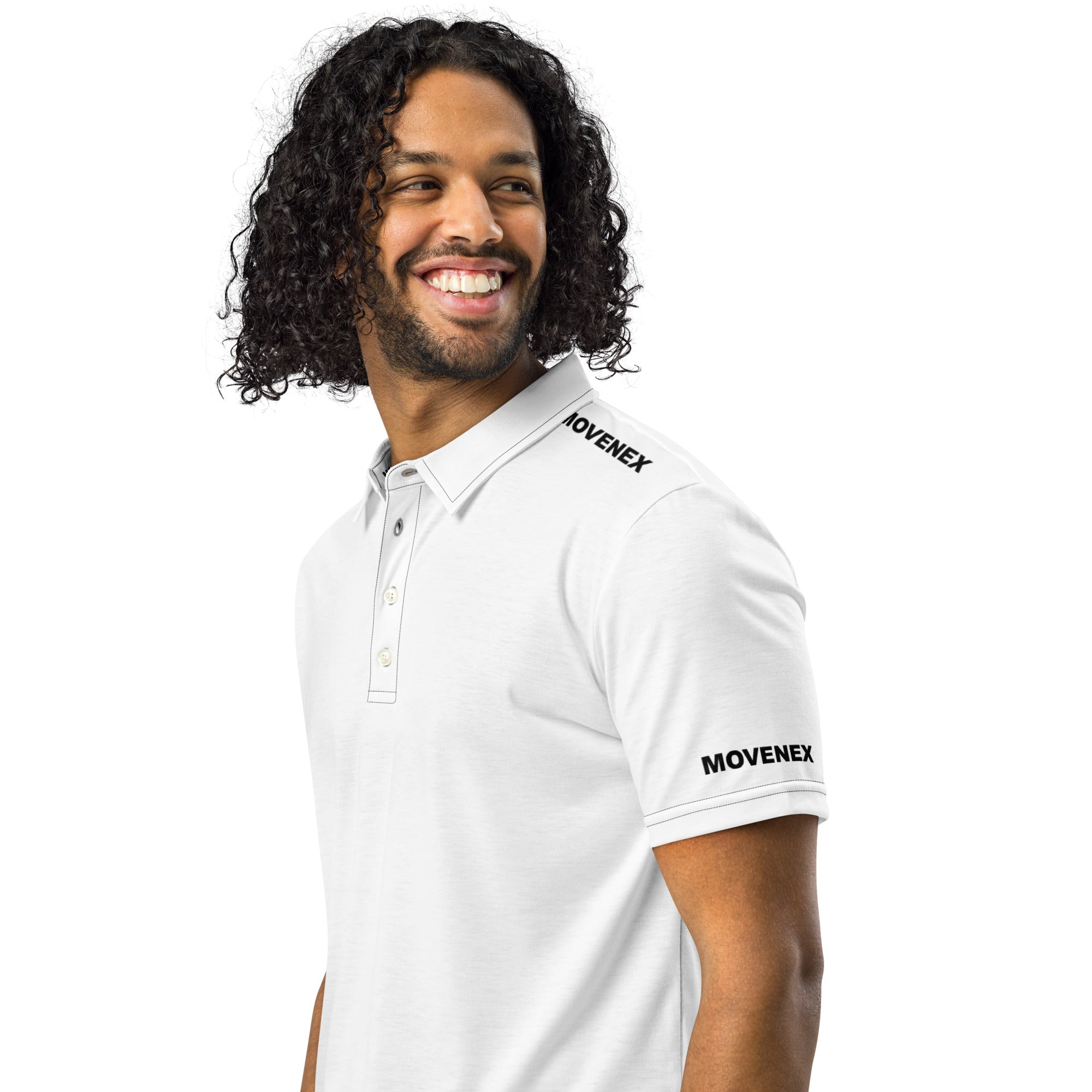 Polo Movenex cintré couleur blanc - Movenex