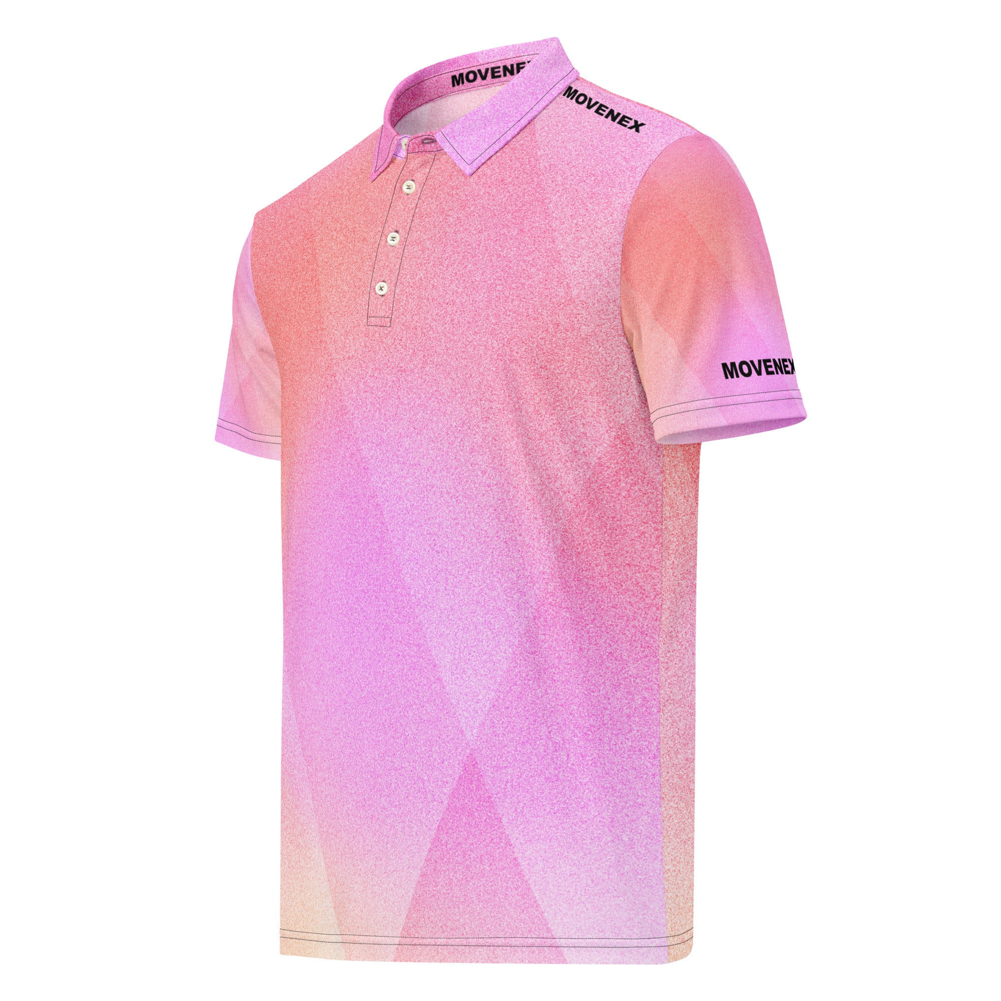 Polo Movenex cintré couleur rose - Movenex