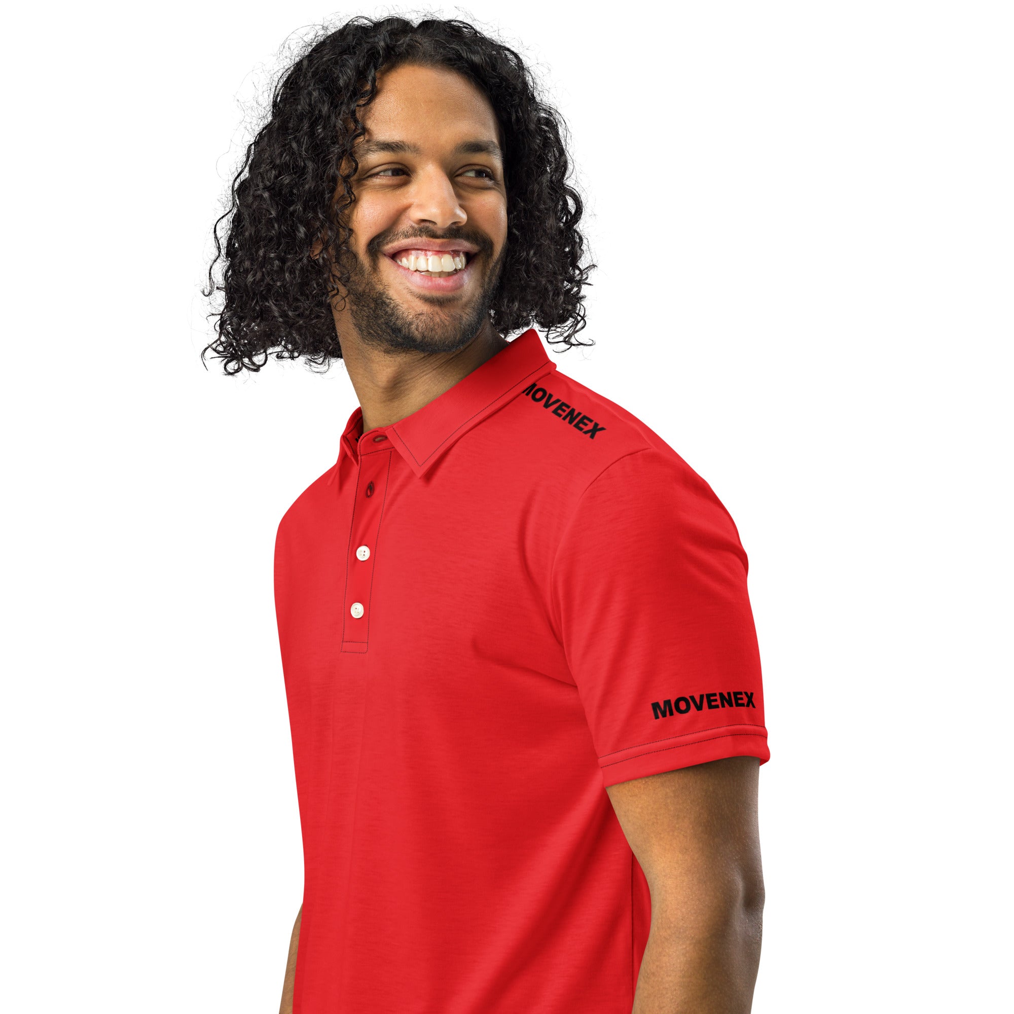 Polo Movenex cintré couleur rouge - Movenex