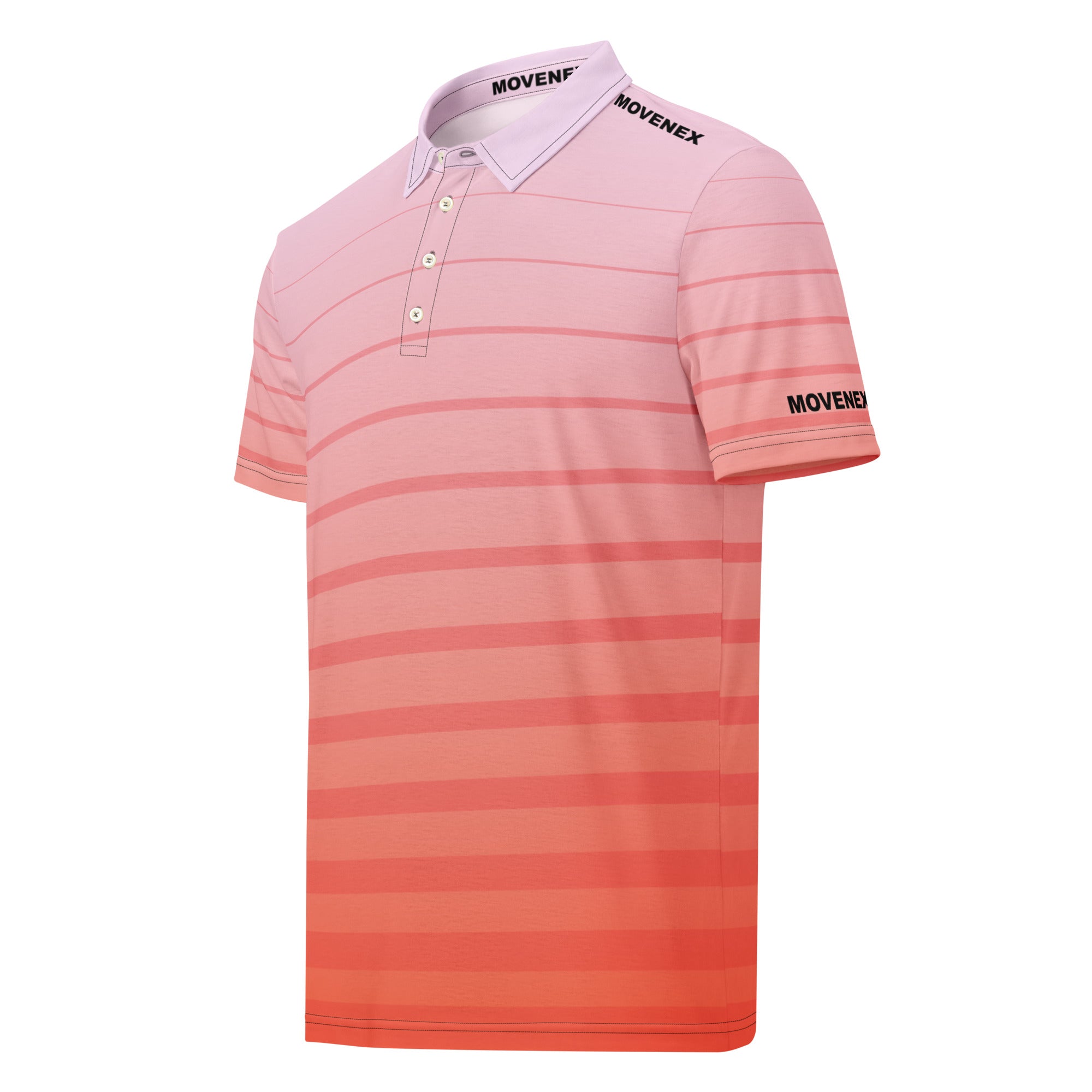 Polo Movenex cintré couleur violet et rose - Movenex