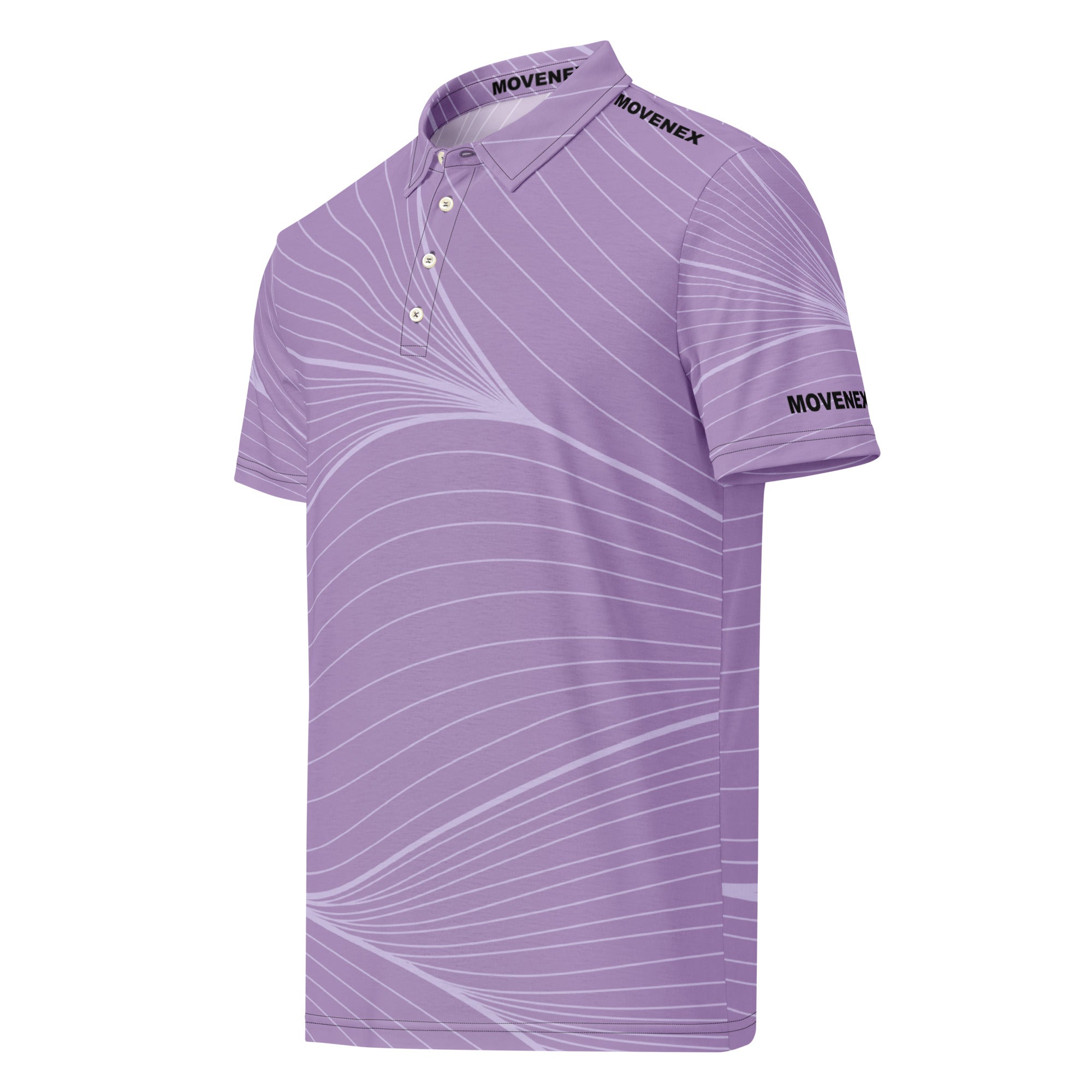 Polo Movenex cintré couleur violet - Movenex
