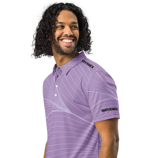 Polo Movenex cintré couleur violet - Movenex