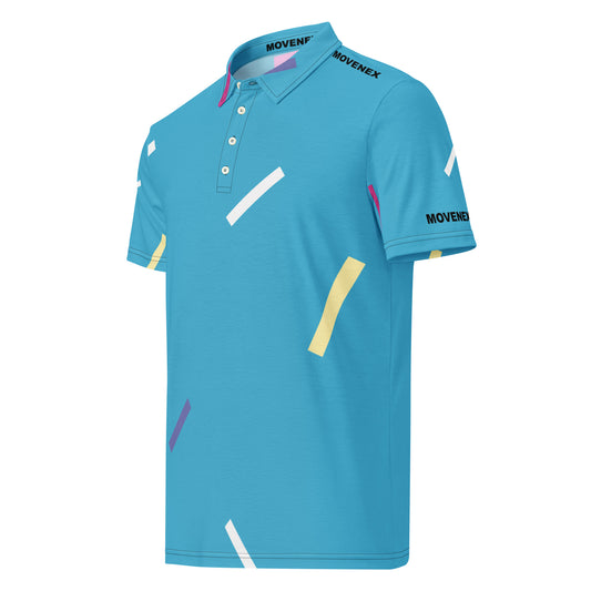 Polo Movenex cintré couleur bleu - Movenex