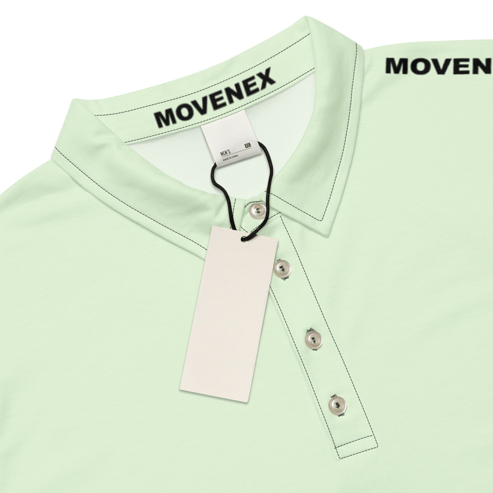 Polo Movenex cintré couleur vert clair - Movenex