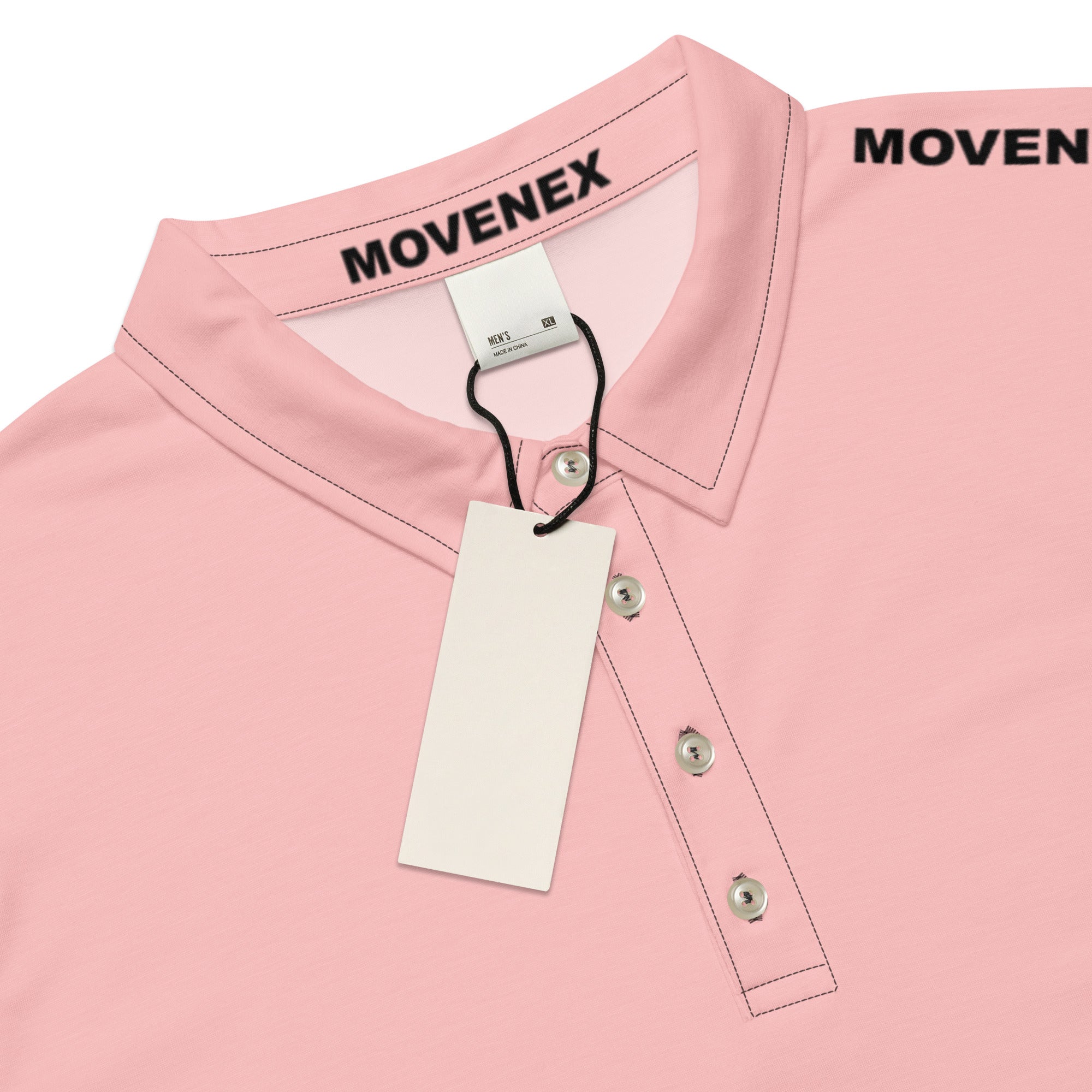 Polo Movenex cintré couleur rose - Movenex