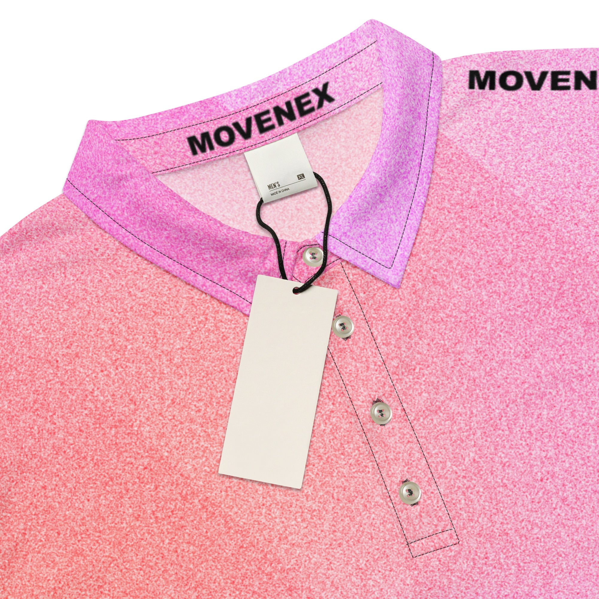 Polo Movenex cintré couleur rose - Movenex