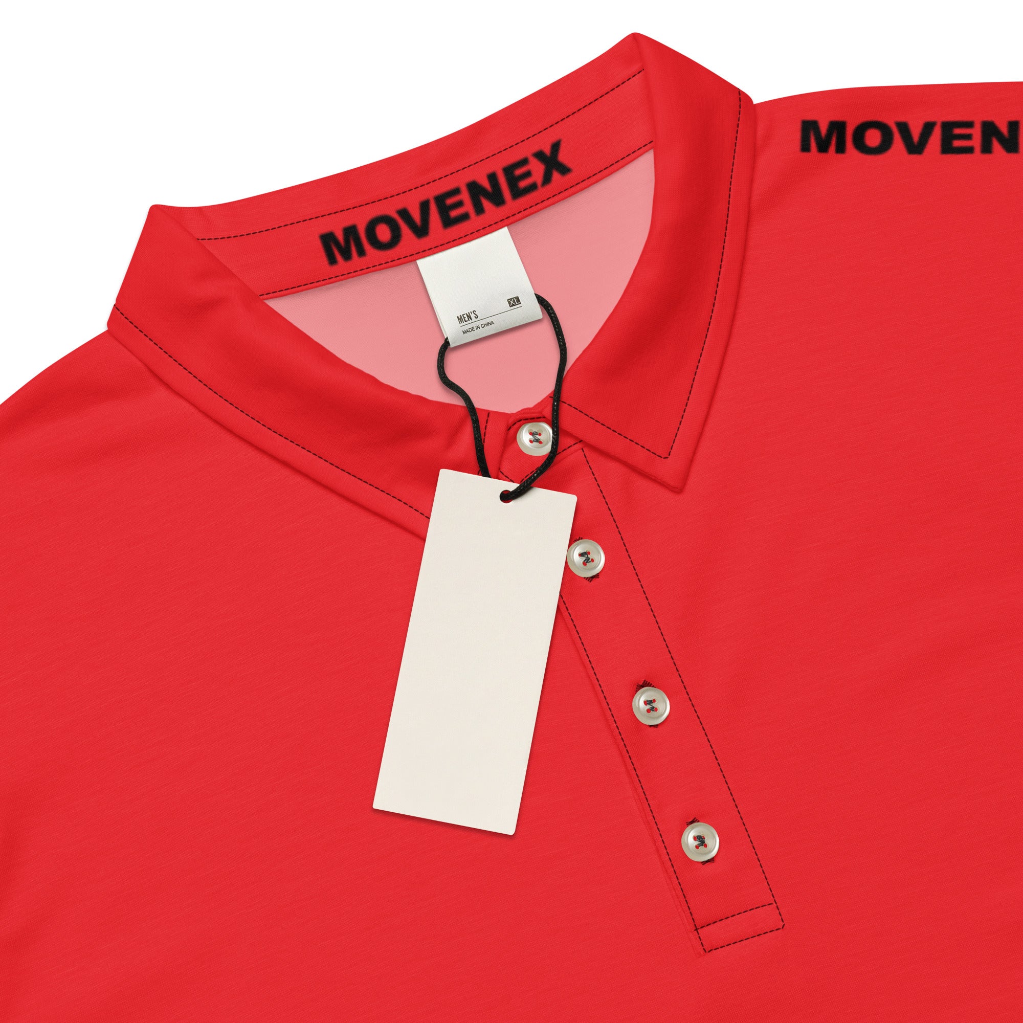 Polo Movenex cintré couleur rouge - Movenex