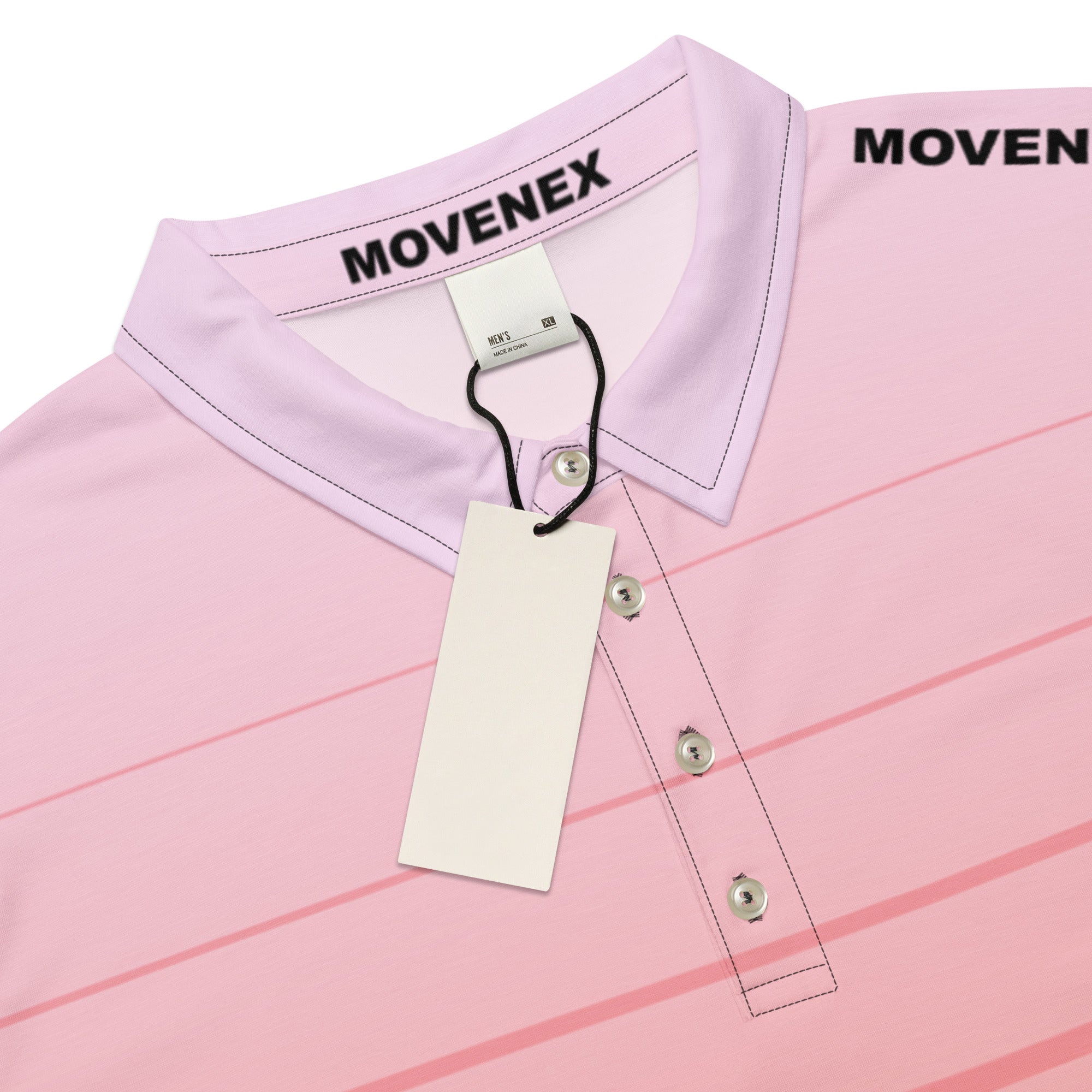 Polo Movenex cintré couleur violet et rose - Movenex