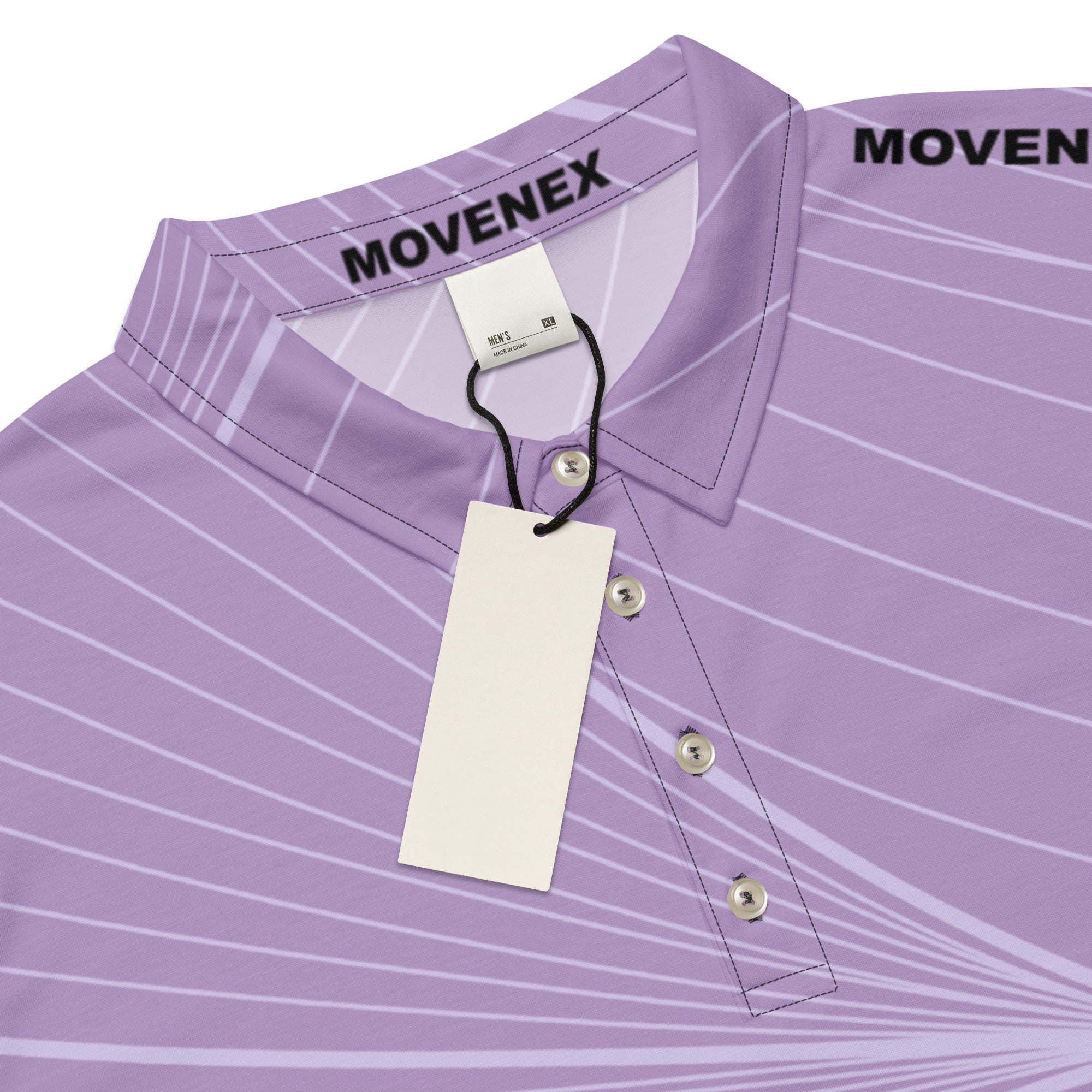 Polo Movenex cintré couleur violet - Movenex