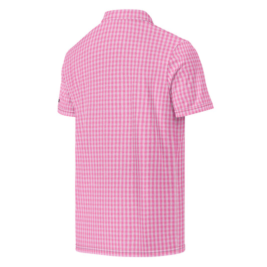 Polo Movenex cintré couleur rose à carreaux - Movenex