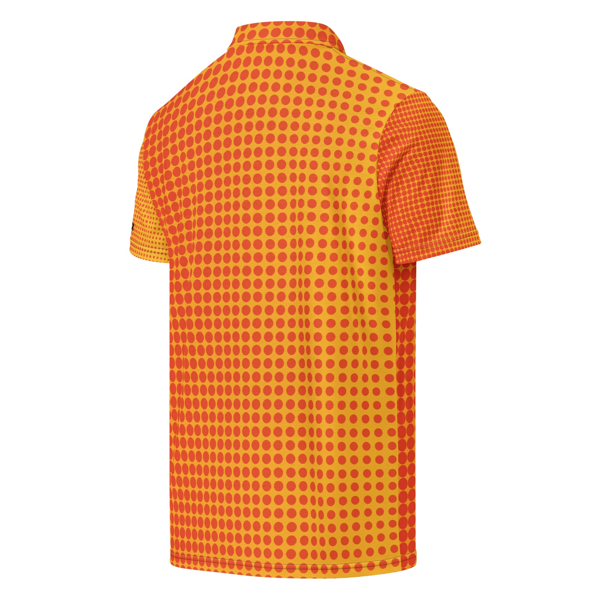 Polo Movenex cintré couleur orange à pois - Movenex