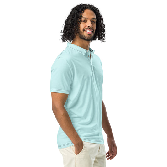 Polo Movenex cintré couleur bleu clair - Movenex
