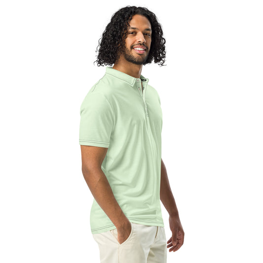 Polo Movenex cintré couleur vert clair - Movenex
