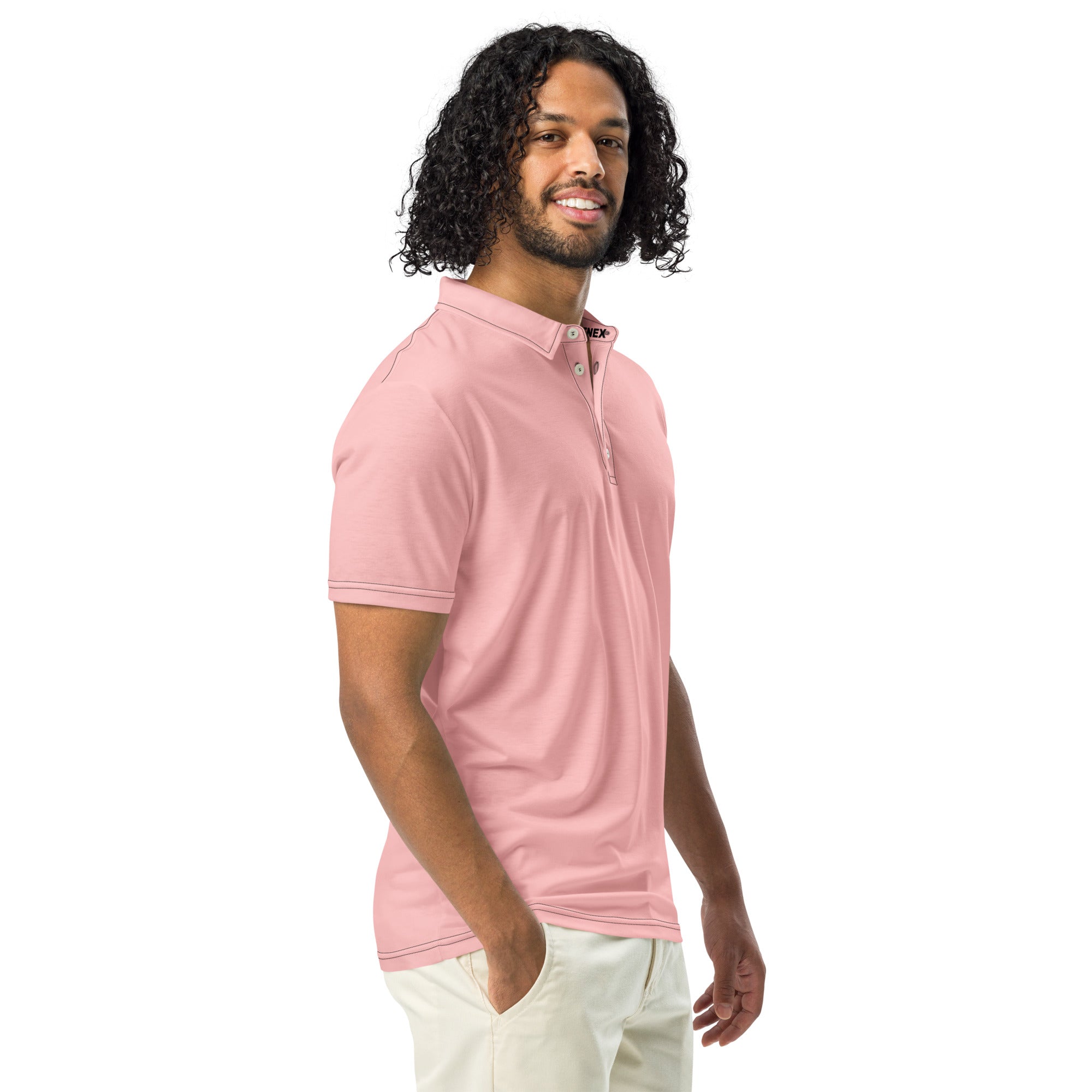 Polo Movenex cintré couleur rose - Movenex