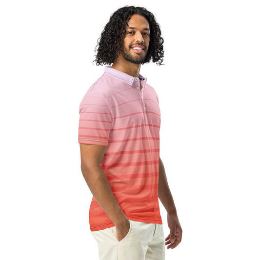 Polo Movenex cintré couleur violet et rose - Movenex