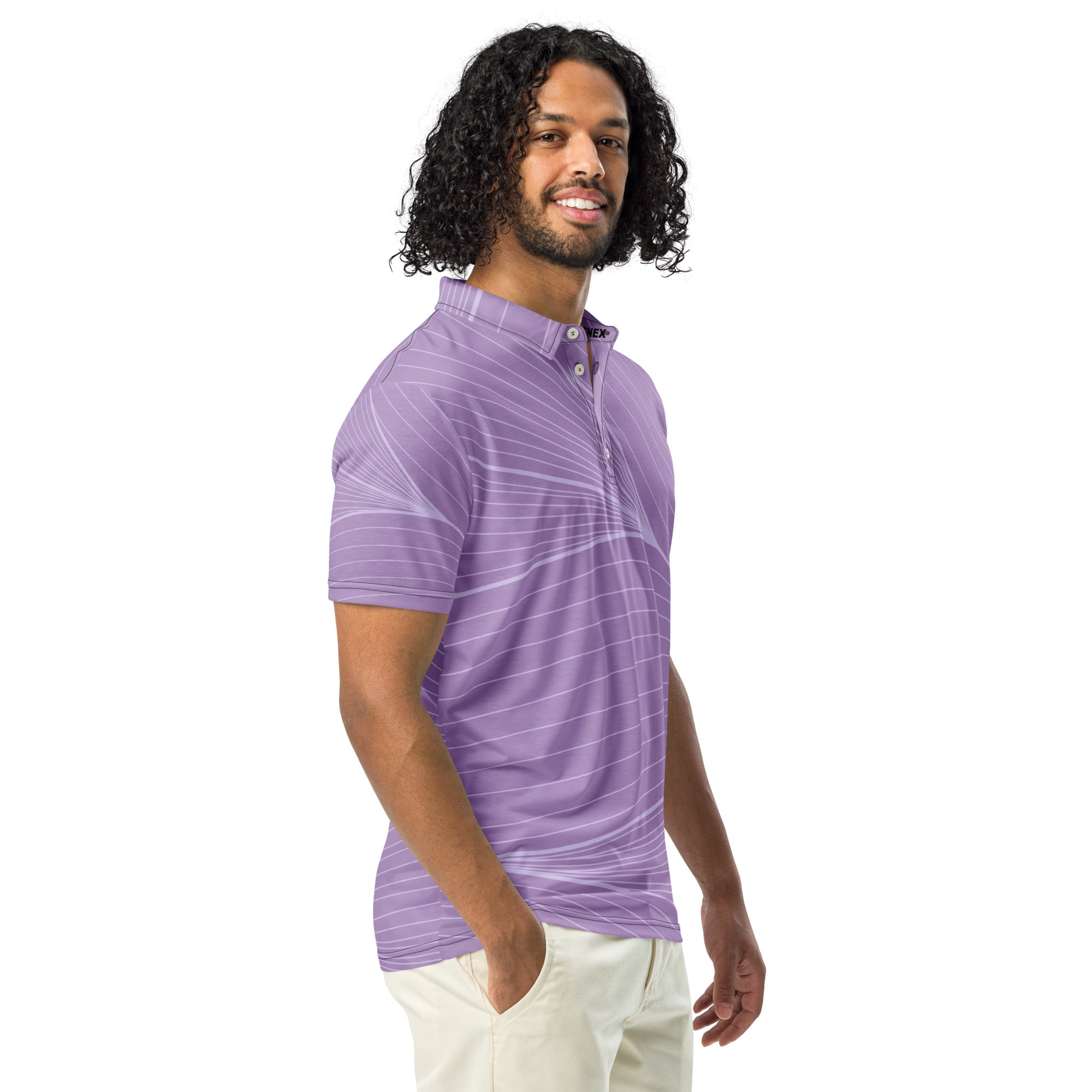 Polo Movenex cintré couleur violet - Movenex