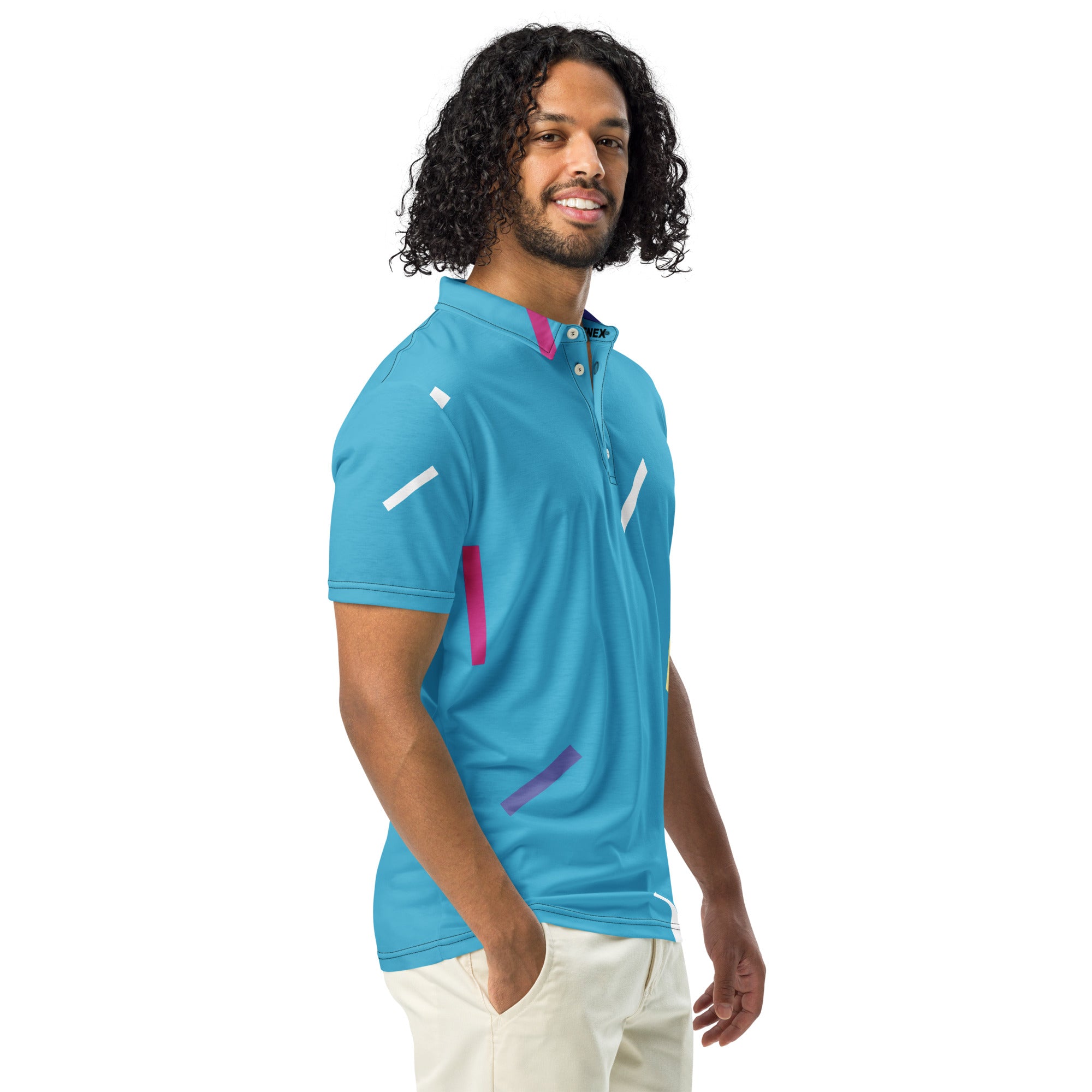Polo Movenex cintré couleur bleu - Movenex