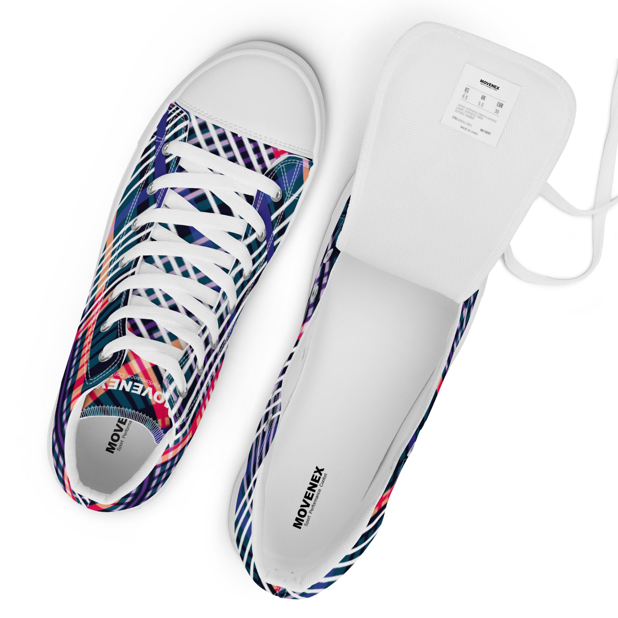 Baskets hautes en toile Movenex “B49, Queens“ - Movenex