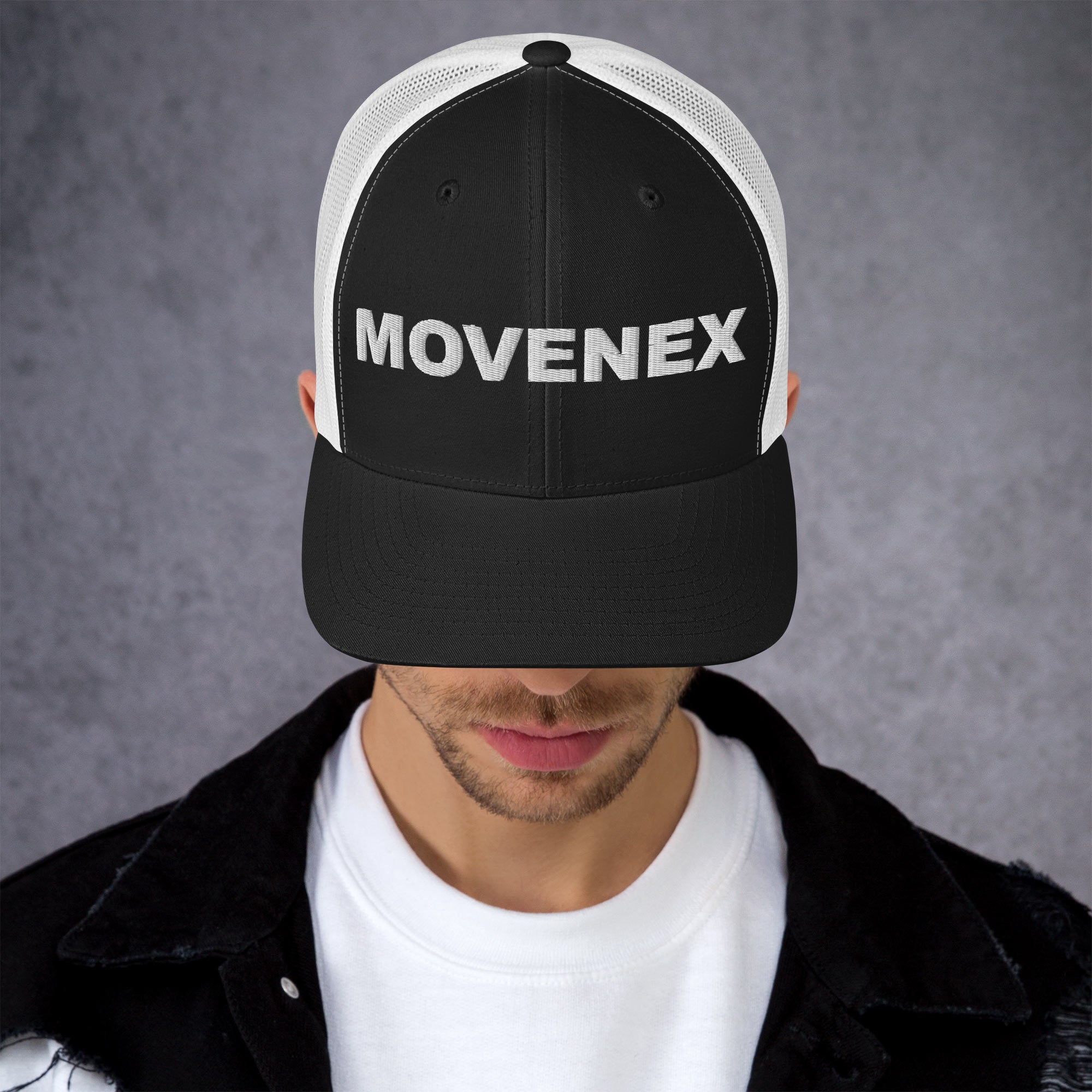 Casquette Movenex couleur noire et blanche - Movenex