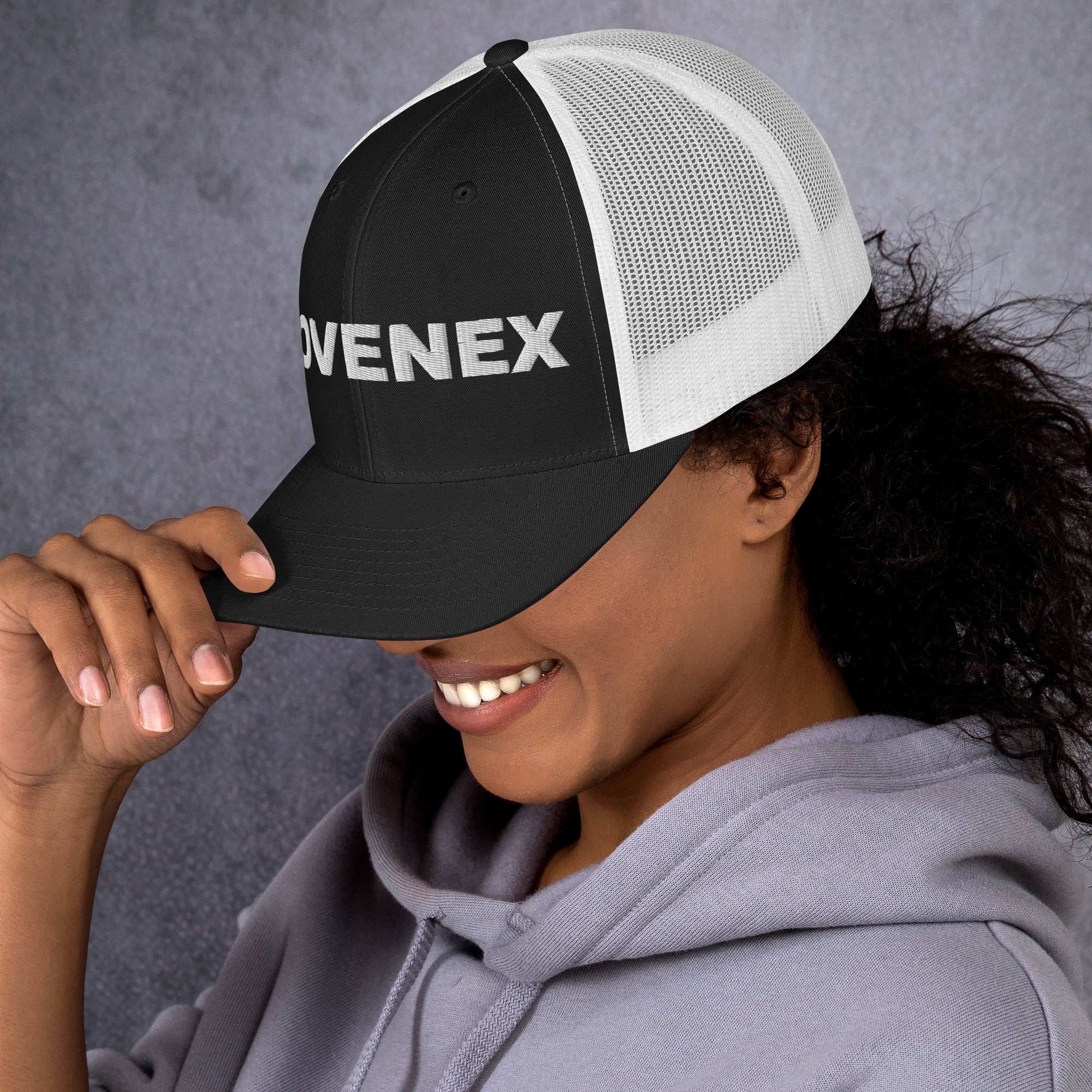 Casquette Movenex couleur noire et blanche - Movenex