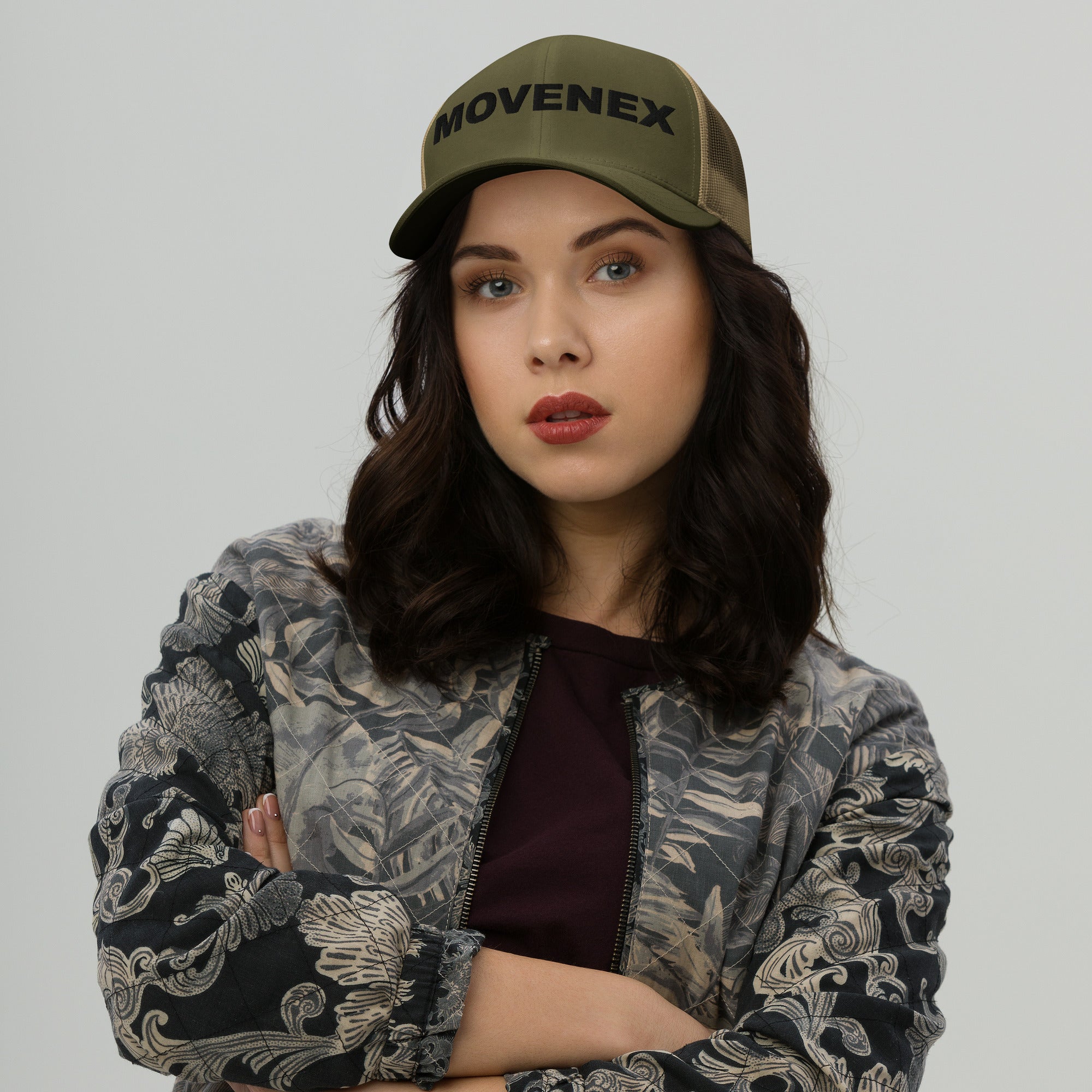 Casquette Movenex couleur verte et beige - Movenex