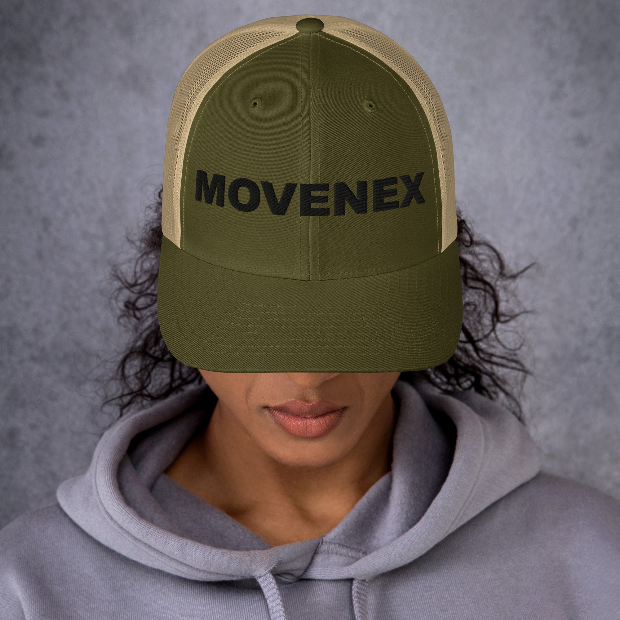 Casquette Movenex couleur verte et beige - Movenex