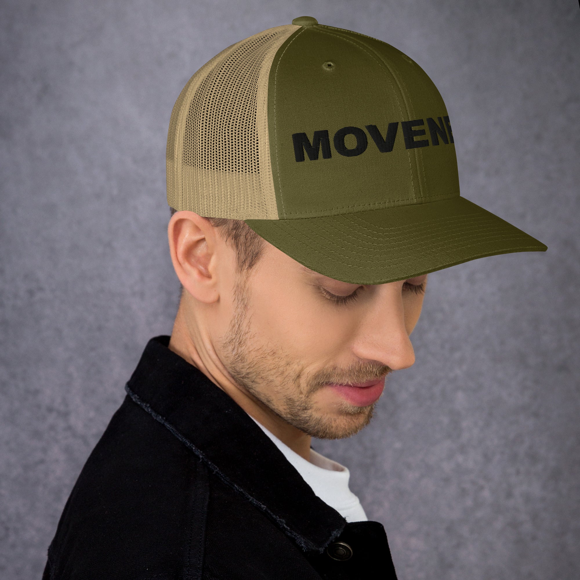 Casquette Movenex couleur verte et beige - Movenex