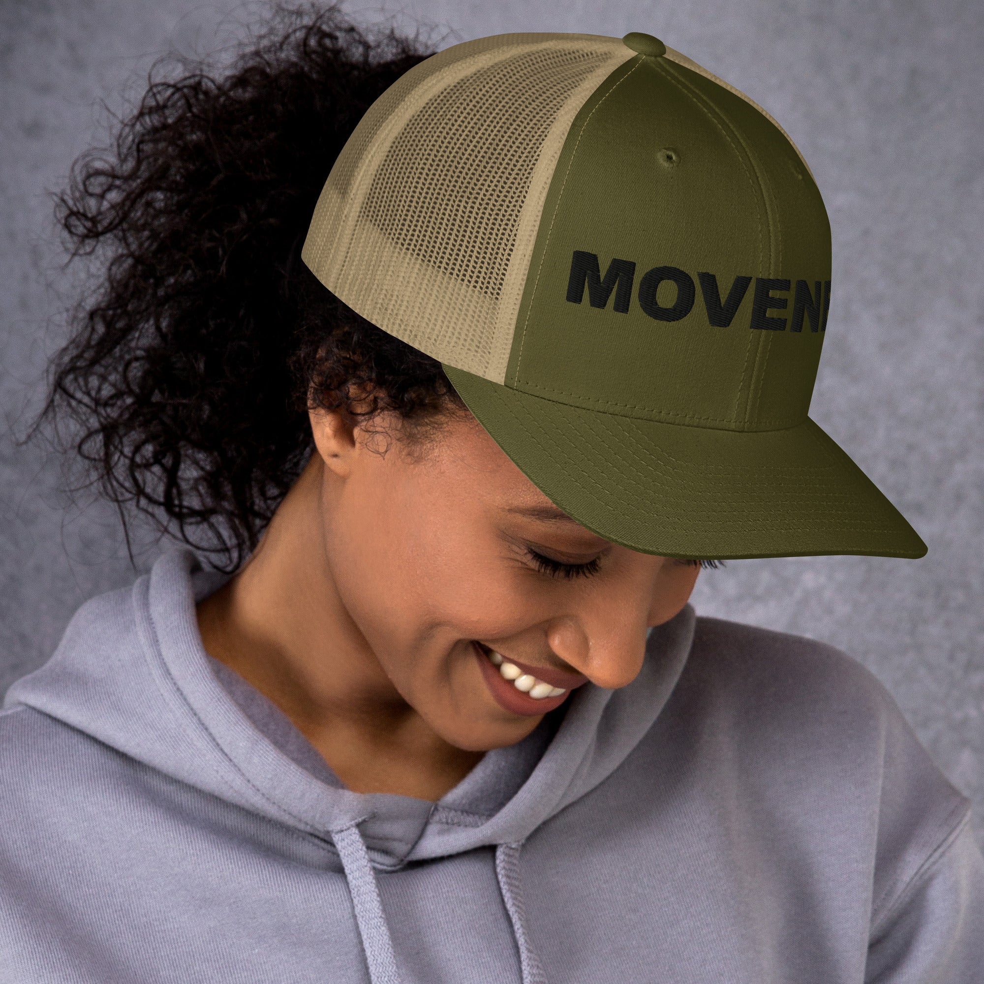 Casquette Movenex couleur verte et beige - Movenex