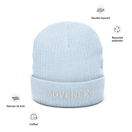 Bonnet à revers Movenex couleur bleu clair - Movenex