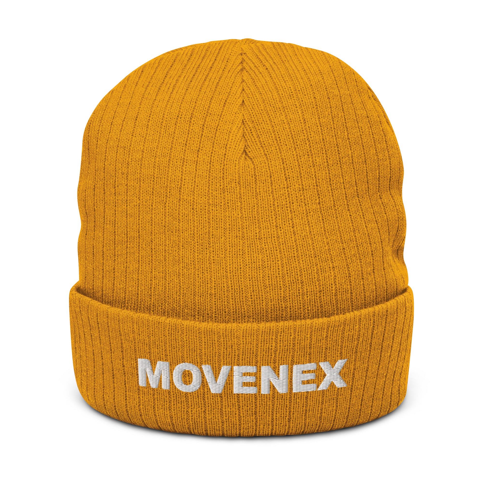 Bonnet à revers Movenex couleur jaune orangé - Movenex