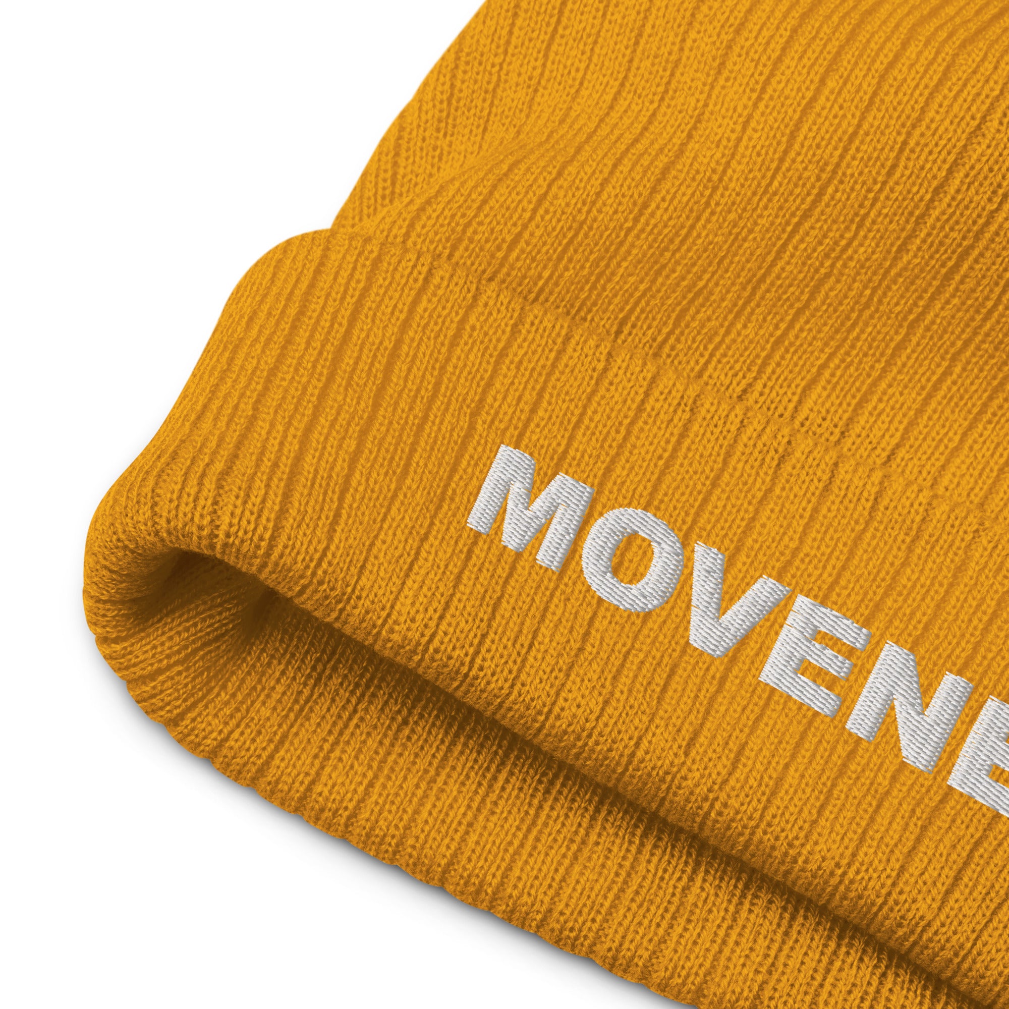 Bonnet à revers Movenex couleur jaune orangé - Movenex
