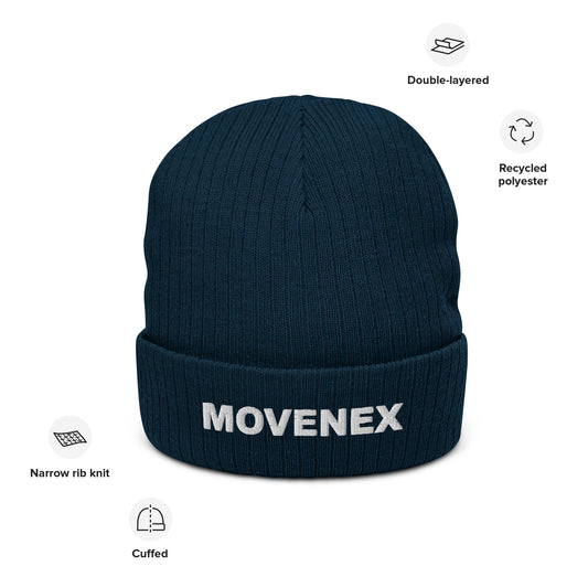 Bonnet à revers Movenex couleur bleu marine - Movenex