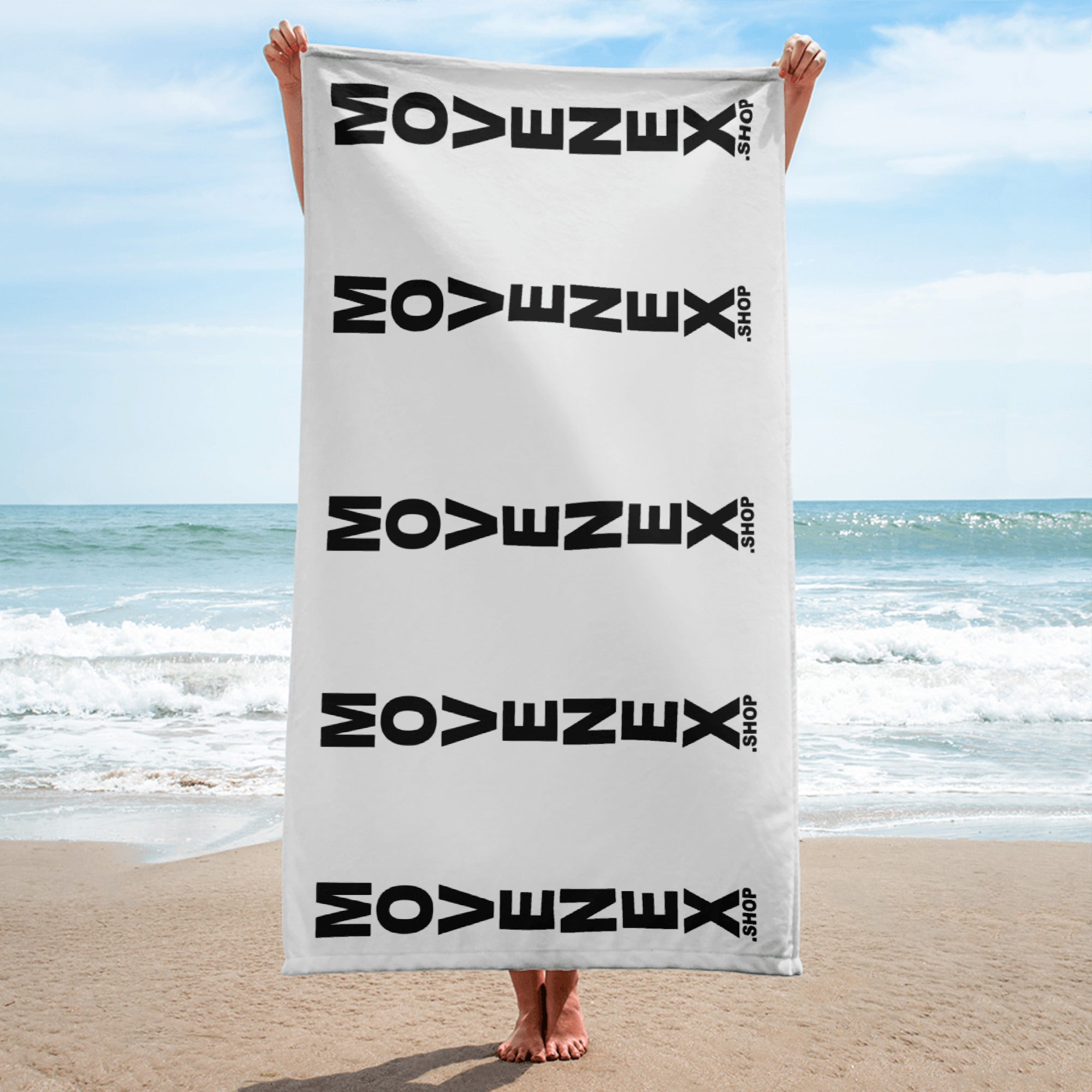 Serviette Movenex couleur grise - Movenex